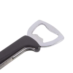 Black Metal 3-in-1 Corkscrew & Bottle Opener