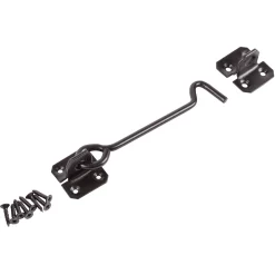 Black 152mm Steel Cabin Hook