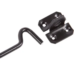 Black 152mm Steel Cabin Hook