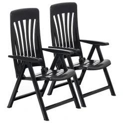 Blanes Reclining Sun Lounger Chairs - Pack of Two