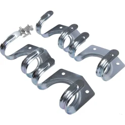 Carbon Steel Tool Storage Hooks - Pack of 4