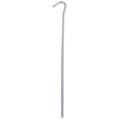 23.5cm Galvanised Metal Tent Pegs - Pack of 10