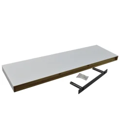 80cm Modern Floating Wall Shelves - Pack of Three