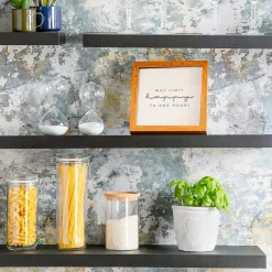 80cm Modern Floating Wall Shelves - Pack of Three