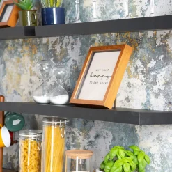 80cm Modern Floating Wall Shelves - Pack of Three