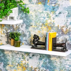 80cm Modern Floating Wall Shelves - Pack of Three