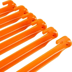 22cm Plastic Tent Pegs - Pack of 6