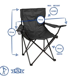 Folding Canvas Camping Armchair