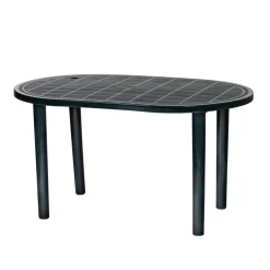 Four-Seater Oval Gala Garden Dining Table 140cm x 90cm