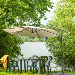 Four-Seater Oval Gala Garden Dining Table 140cm x 90cm
