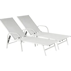 Garden Sun Lounger - SET OF TWO