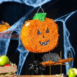 Halloween Large Pumpkin Pinata Party Set
