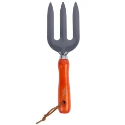Heavy Duty Wooden Handle Hand Fork