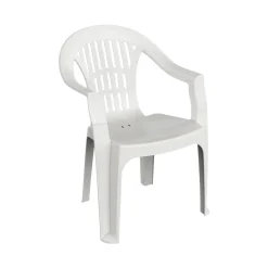 Irem Garden Dining Chairs - White - Pack of 6