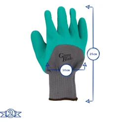 Large Crinkle Latex Gardening Gloves