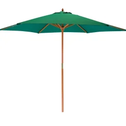 2.7m x 2.5m Wooden Garden Parasol