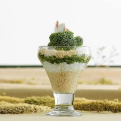 305ml Clear Frosty Glass Ice Cream Bowls - Pack of Six