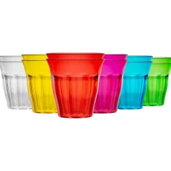 250ml Multicoloured Plastic Tumblers - Pack of 12
