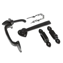 195mm Black Arrowhead Suffolk Latch