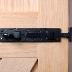 185mm Black Cranked Shepherd's Crook Bolt