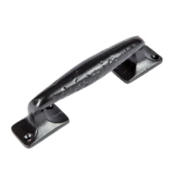 150mm Black Forged Barn Door Handle