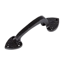 155mm Black Rustic Arrowhead Door Handle