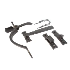 195mm Black Rustic Suffolk Latch