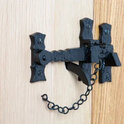 240mm Black Rustic Suffolk Latch