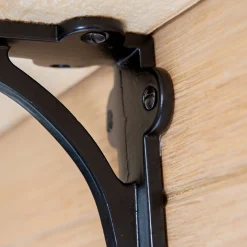 100mm Curved Iron Shelf Bracket
