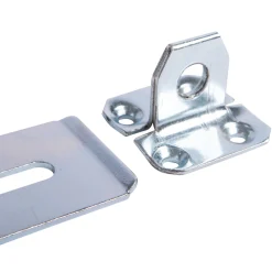 100mm Heavy-Duty Steel Safety Hasp & Staple