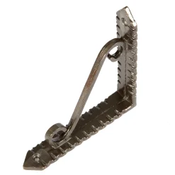 105mm Notched Scroll Iron Shelf Bracket