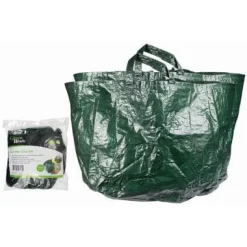 2pc Green 74L Garden Waste Bag Set