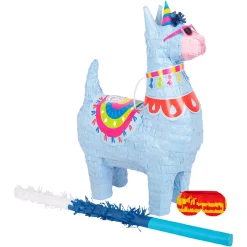 3pc Large Llama Pinata Set with Stick & Blindfold