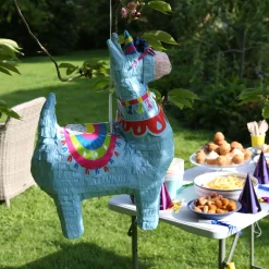 3pc Large Llama Pinata Set with Stick & Blindfold