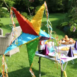 3pc Large Star Pinata Set with Stick & Blindfold