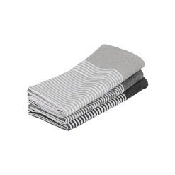 3pc Pinstripe 70cm x 50cm Cotton Tea Towels Set