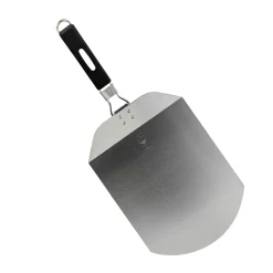10" Stainless Steel Folding Pizza Peel with Rubber Handle