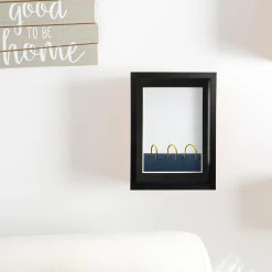 5" x 7" Black 3D Deep Box Photo Frame - with 4" x 6" Mount