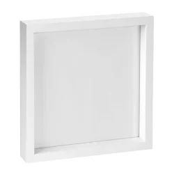 10" x 10" 3D Box Photo Frame - White