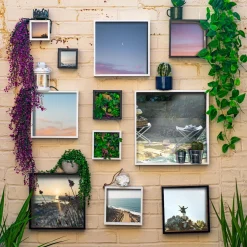 10" x 10" 3D Deep Box Photo Frame - with 8" x 8" Mount