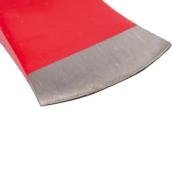 Red 35cm Carbon Steel Single Bit Felling Axe