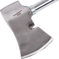 Silver Carbon Steel Single Bit Camping Axe