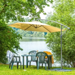Six-Seater Rectangular Olot Garden Dining Table 140cm x 90cm